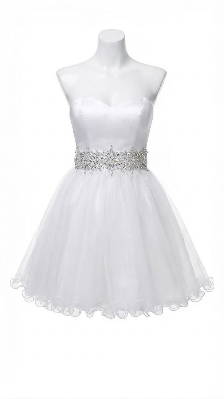 Vintage Star Box White Goth Glinda / Gothic Princess Costume Dress